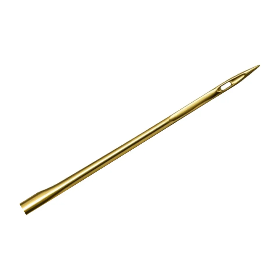 Uzun gövdeli Groz-Beckert iğnenin uç ve göz kısmı